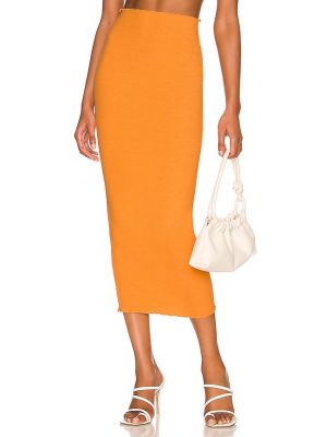 Midi sukně Camila Coelho, oranžová