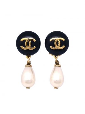 Cercei cu perle Chanel Pre-owned
