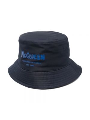 Mütze mit print Alexander Mcqueen blau