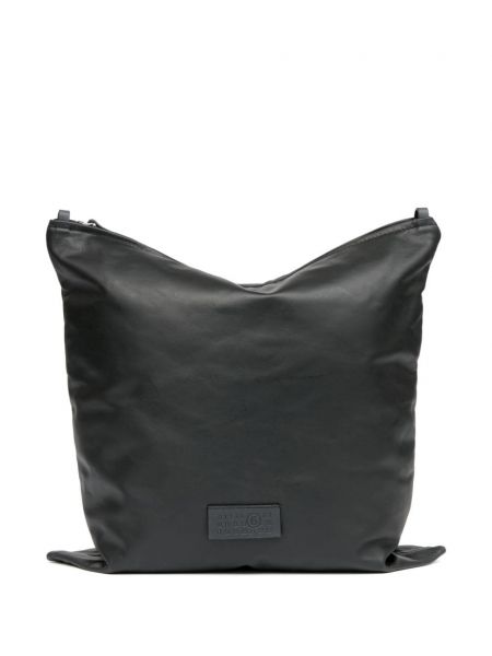 Deri clutch çanta Mm6 Maison Margiela siyah