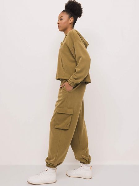 Modalinės „cargo“ stiliaus kelnės oversize su kišenėmis Defacto
