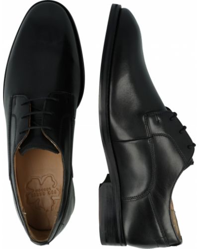 Ниски обувки с връзки Ted Baker черно