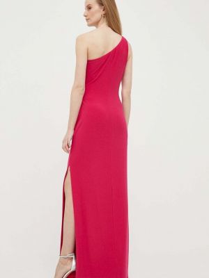 Dlouhé šaty Lauren Ralph Lauren růžové