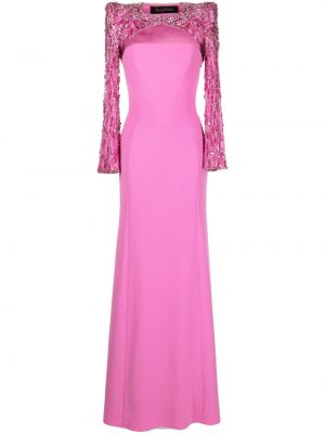 Κοκτέιλ φόρεμα Jenny Packham ροζ