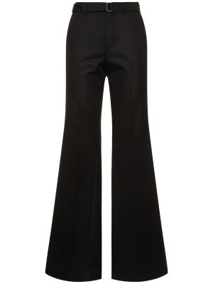 Pantalon en coton large Sacai noir