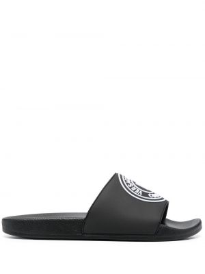 Trykt flip-flops Versace Jeans Couture svart