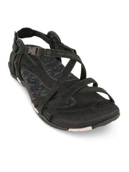 Leder sandale Merrell schwarz