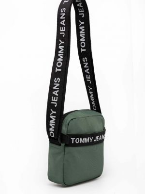 Зеленая поясная сумка Tommy Jeans