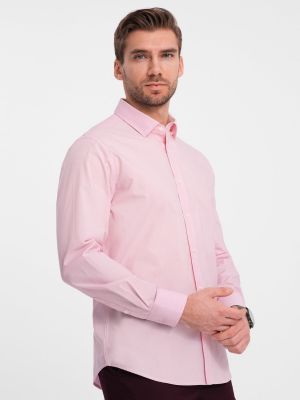 Βαμβακερό πουκάμισο Ombre ροζ