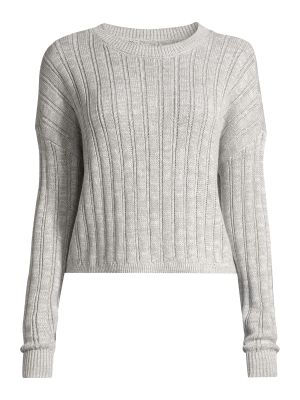 Меланжов пуловер Aéropostale сиво