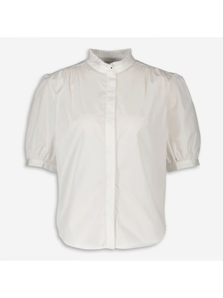 Блузка с рюшами Rag & Bone белая