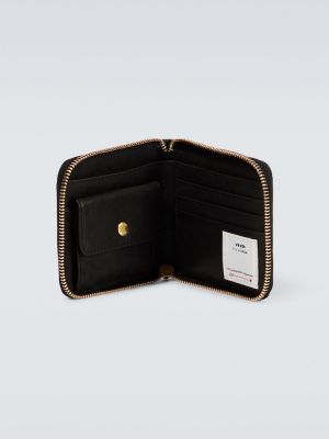Kožená peňaženka Visvim čierna