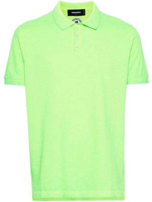 Polo marškinėliai Dsquared2 žalia