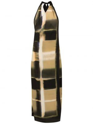 Jedwabna sukienka z nadrukiem w abstrakcyjne wzory Lenny Niemeyer