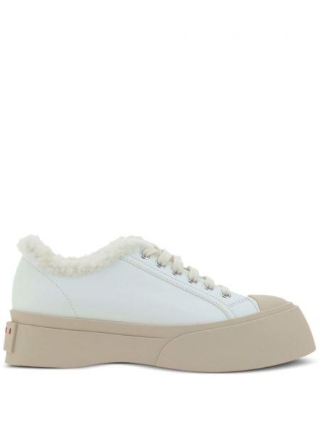 Blonder snørebånd sneakers Marni hvid