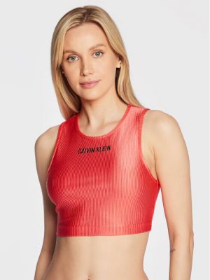 Top slim fit Calvin Klein Swimwear ružičasta