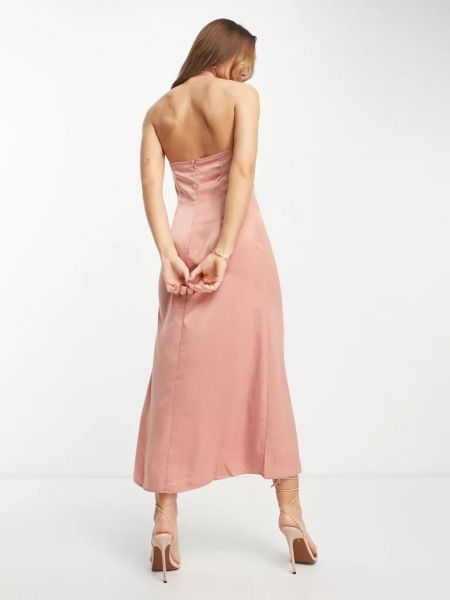 Платье миди Vila розовое