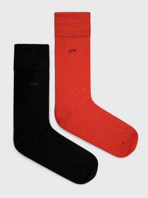 Чорапи Calvin Klein червено
