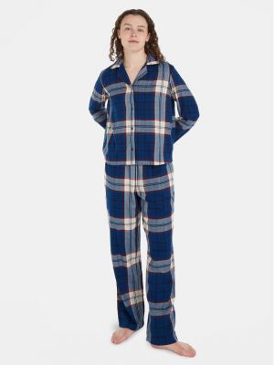 Voľné priliehavé pyžamo Tommy Hilfiger modrá