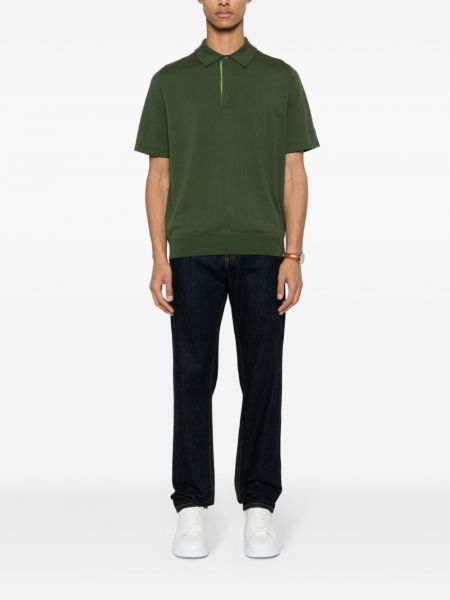 Siuvinėtas polo marškinėliai Paul Smith žalia