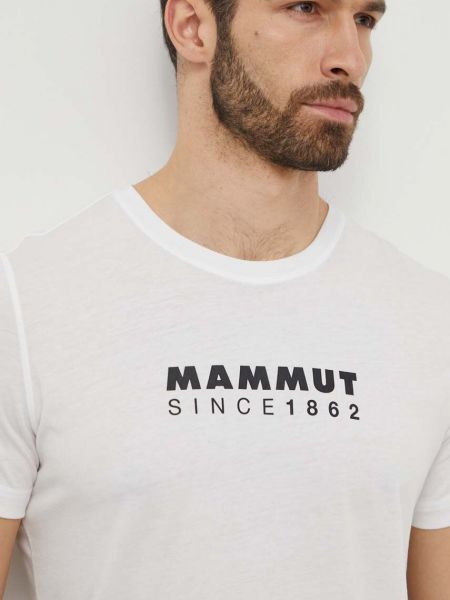 Koszulka z nadrukiem Mammut biała