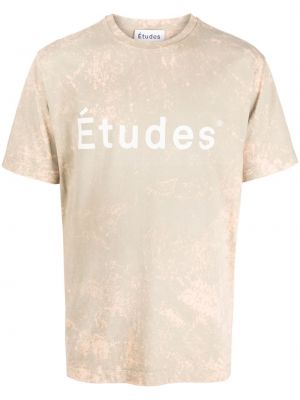 Tričko s potiskem Etudes bílé