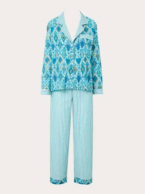 Pijama de algodón Caroline De Benoist azul