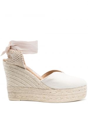 Espadrillos med kilklack Manebi vit