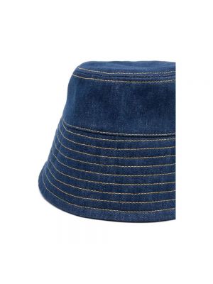 Sombrero con bordado Patou azul
