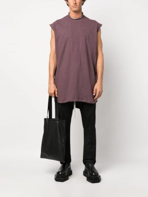Medvilninė marškiniai Rick Owens violetinė