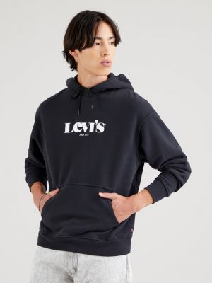 Bluza z kapturem Levi's czarna