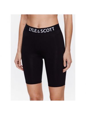 Pantaloni scurți de sport Lyle & Scott negru