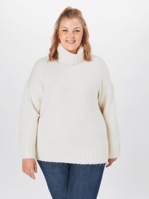 Пуловер Vero Moda Curve бяло