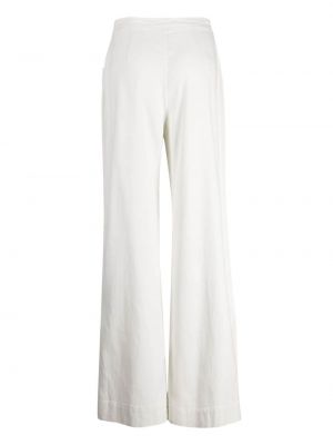Bavlněné kalhoty Raquel Allegra bílé