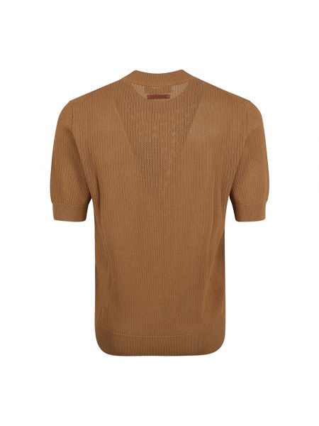 Suéter de cuello redondo elegante Dolce & Gabbana marrón