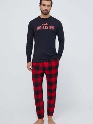 Piżama Hollister Co. czerwona
