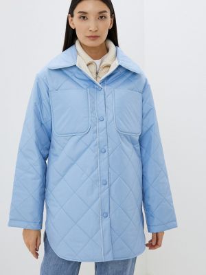 Утепленная демисезонная куртка Y.o.u. голубая