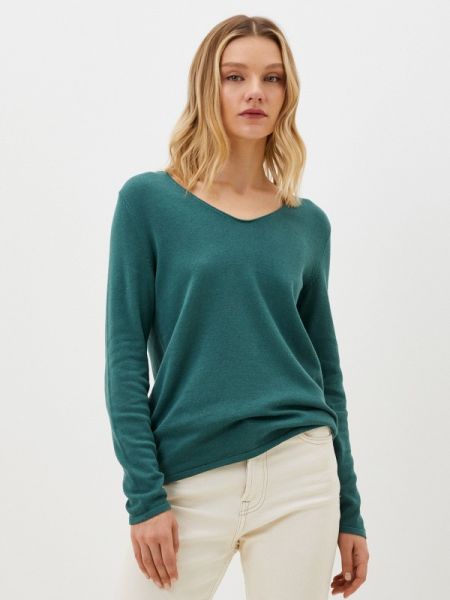 Пуловер Tom Tailor зеленый