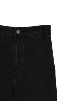 Straight fit džíny s nízkým pasem Khaite černé