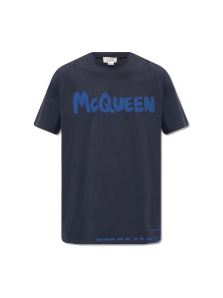 Koszulka Alexander Mcqueen niebieska