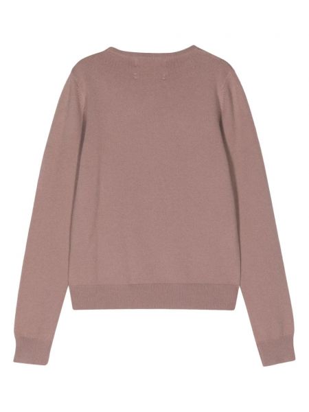 Kašmira džemperis ar apaļu kakla izgriezumu Extreme Cashmere rozā