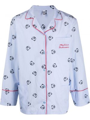 Stripete pyjamas Moschino blå