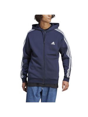 Sudadera con capucha con cremallera Adidas Sportswear azul