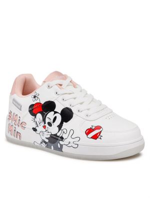 Sneakerși Mickey&friends alb