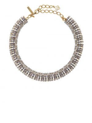 Ogrlica s kristali Oscar De La Renta zlata