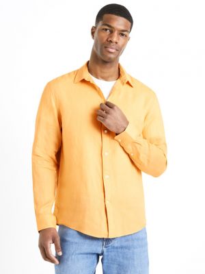 Koszula Celio pomarańczowa