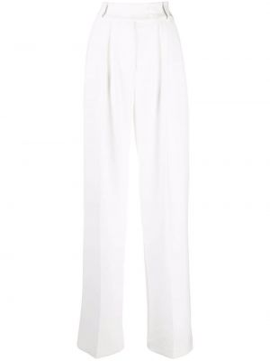 Pantalones de cintura alta Styland blanco