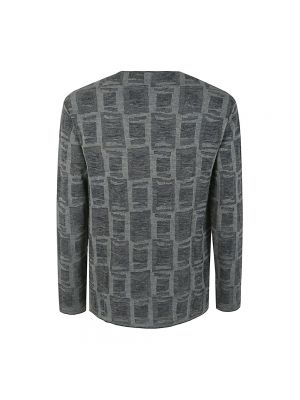 Suéter de tejido jacquard Giorgio Armani