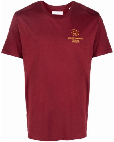 Camiseta con estampado Société Anonyme rojo
