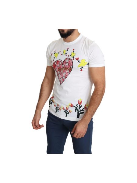 Koszulka z nadrukiem Dolce And Gabbana biała